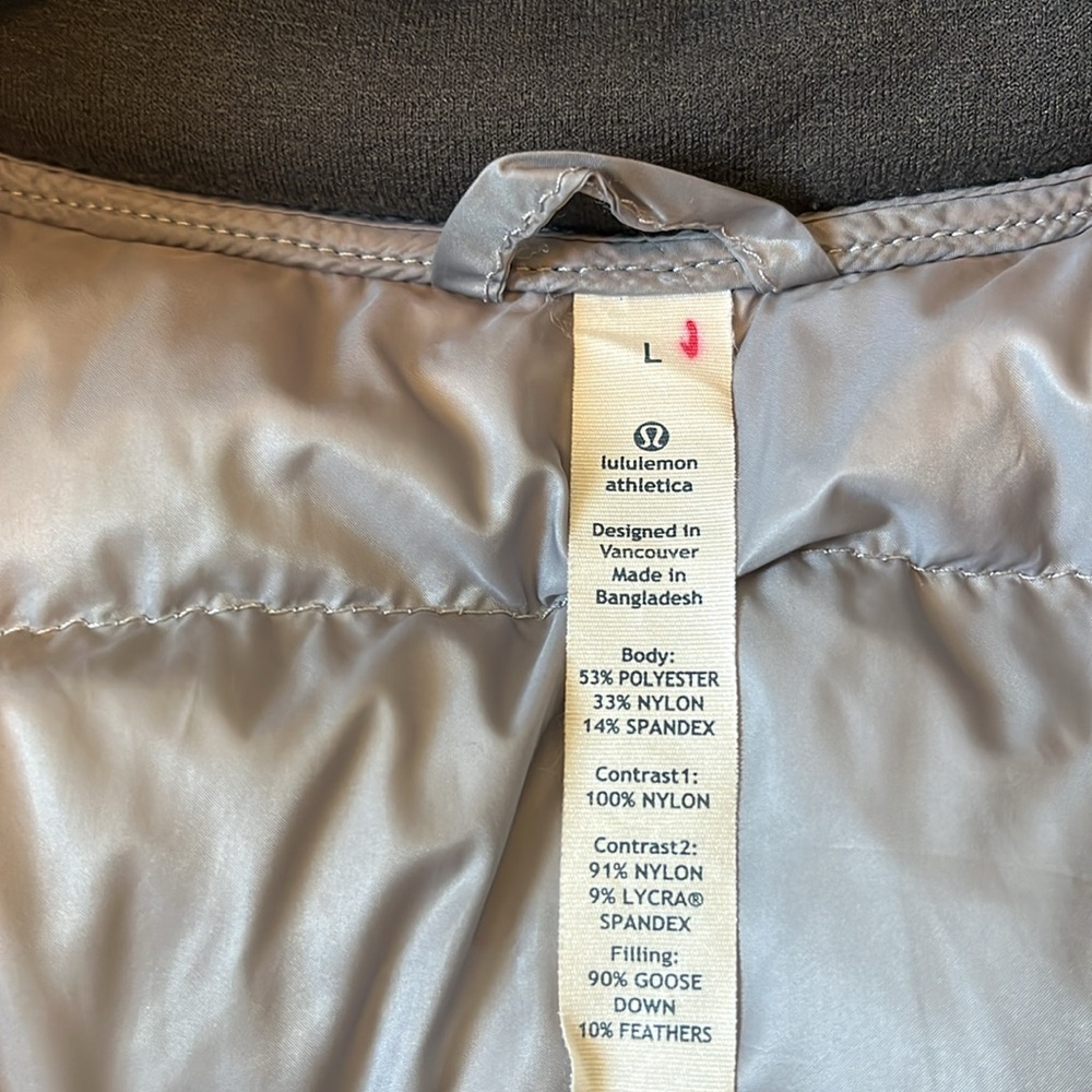 Men’s lululemon stretch puffer jacket size large - Picture 4 of 10